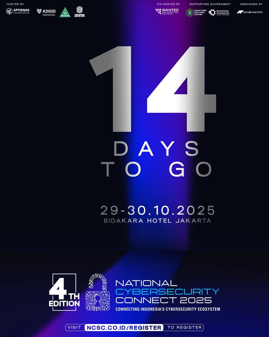 Just 14 days ‘til we go full cyber mode! 💻